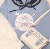 Lovely Pink White Melody Cinnamoroll PU Square MINI One Shoulder Bag Girl CuteAccessories Messager Bag con bottone 3 colori