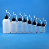 100 Pcs 5 ML LDPE with Metal Needle Tip Cap dropper bottle for liquid can squeezable Mrjin