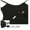 Canvas Aprons Household Kitchen Tool for Woman Men Chef Work Apron Grill Restaurant Bar Shop Cafes Beauty Nails Studios Uniform