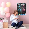 Nieuwheid Games verdwenen vis Geslacht Poster Party Party Game Guess Infant Gender Indoor Stem Toy Baby Shower Decor Interactive Games met gasten 230625