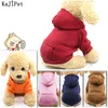 Köpek Giyim Klasik Hoodies Yumuşak Polar Katı Cep Evcil Hayvan Giyim Köpek Kış Giysileri Evcil Hayvanlar Hoodie Sıcak Hunde Kazak