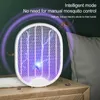 Kontrol Haşere Kontrolü 4 In1 Elektrikli Sivrisinek Killer Sinek Slend Swatter USB Şarj Edilebilir Tuzak Sivrisinek Raket Böcek Katil UV Işık 3000V Yatak Odası