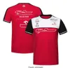 2022-2023 F1 Romeo Team Футболка Formula 1 Driver Racing Suit Футболка с короткими рукавами Летняя мужская спортивная быстросохнущая майка размера плюс на заказ