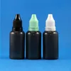 100セット1オンス30mlプラスチックドロッパーブラックボトルタンパープルーフキャップ長いヒントldpe e​​ Vapor Cig Liquid30ml Uungh