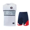 22/23 PSGs tracksuit Paris Sportswear men training suit ShortS suit Football soccer Jersey kit uniform chandal sweatshirt Sweater set S-2XL