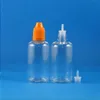 100 set / lotto 50ml Bottiglie contagocce in plastica PET A prova di bambino Punta lunga e sottile e Liquid Vapor Vapt Juice e-Liquide 50 ml Phwba