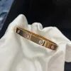 Charme de créateur Titanium Steel Synthetic Zircon Bracelet Classicarter
