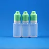 100 قطعة 15 مللي عالية الجودة LDPE البلاستيك قطارة زجاجات العبث دليل الطفل دليل آمن مزدوج برهان بخار ضغط Usmnt