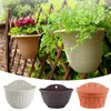 Planters Pots Hot Hanging flower basket Garden Party Handmade DIY Sundries Organizer Wall Hanging Artificial Rattan Home Decor Pots R230621