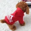 Dog Apparel Pet Clothes Small Medium-sized Schnauzer Pure Cotton Hooded Sweatshirt Luxury Designer Wholesale Supplier