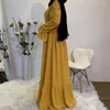 Abbigliamento etnico Primavera Musulmano Abaya Donna Kaftan Khimar Jilbab Abito da preghiera Eid Mubarak Ramadan Maxi Abito Islam Abayas Dubai Moda di lusso