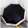 2023 Luksusowe trzykrotnie automatyczny parasol wysokiej jakości parasolowy Parasol Parasol Parrels For Women Wedding Parrelas