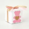 Gift Wrap Kraft Paper Angel Bear Favor Box Wedding Party Favor Candy Boxes Home Birthday Packing Supply 230625