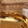 El Yapımı Porselen Lavabo Tezgah Seramik lavabo Banyo goldengood adet Uxieh