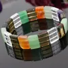 Charm Armband Wubianlu Crystal Onyx Tourmaline Chalcedon Colorful Armband Multi Shape Valfritt kollocation Fashion Jewelry