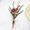 Сухоцветы 4 шт. мини букет цветов трава кролик хвосты маленькая композиция почтовый ящик подарок домашний свадебный декор
