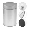 Storage Bottles Tea Caddy Jars Lids Small Metal Box Airtight Food Canisters Leaf Household Bag Tinplate Containers