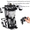 RC Robot 2em1 Electric RC Car Transformation Robots One-key Deformation Car Outdoor Remote Control Sports Car Model Children Boys Toys 230625