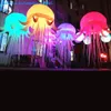 Uppblåsbara studsare Playhouse Swings 1pc Giant Glowing Jellyfish Bar Props Octopus Ocean Simulation Model Nightclub Stage Hanging Decorations 230626