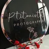 Autres Fournitures De Fête D'événement Personnalisé Or Rose Nom De Mariage Signe BabyShower Party Decor Miroir Personnalisé Acrylique Boutique Magasin Symbole 230625