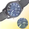 Date de la journée de montre pour hommes Mouvement automatique 43 mm Lumineux PVD Black Wheel Steel Case Nylon Brotte Pliage Clasque de bracelet 2479956