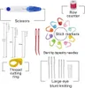 Inne sztuki i rzemiosło Kraball 38pcs szydełkowe haczyki Ustaw igły dzianinowe do przędzy haczyk ergonomiczny narzędzia z torbą 230625