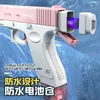 Sand Play Water Fun Pistola ad acqua elettrica Giocattoli per bambini estate Pistola ad acqua Glock ad alta pressione giocattoli da spiaggia di grande capacità per bambini ragazzi ragazze adulti 230626