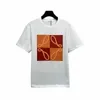 Mens Tshirts 자수 Tshirt 디자이너 남성 여성 여름 티셔츠 Loewees 편지 인쇄 짧은 슬리브 셔츠 남성 느슨한 대형 럭셔리 스트리트 티 예