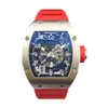 Orologi meccanici automatici Orologi da polso sportivi Polso da uomo RM Orologi Richarmill Serie uomo Rm 6702 Orologio ultra sottile completamente cavo WN-706R