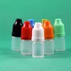 100 ensembles/lot 3 ml flacons compte-gouttes en plastique à l'épreuve des enfants longue pointe mince PE sans danger pour e liquide vapeur Vapt jus e-Liquide 3 ml Piuta