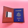 Korthållare Fashion Leopard Print Women's Travel Pass Cover Plånbok Business Multifunktion Purse Organizer Case