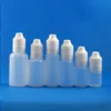 Plastic Dropper Bottle Double Proof 18 ML 100 Pieces Thief Safe Child Safety Caps Vapor Can Squeezable For E Cig Sqisg