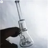 bécher bong verre épais conduite d'eau narguilés dab rig bol plates-formes pétrolières tuyaux eau bongs barboteur accessoires pour fumer