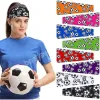 2022 WK Voetbal Sportband Unisex Bedrukte Yoga Hoofdband Hardlopen Fitness Absorberen Zweet Haarband Haarkleding Voetbal