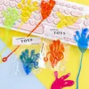 Party Favor 10st/Bag Elastically Sticky Palm Toys Stretchable Kids Birthday Presents Tracks School Favors Guest Goodie Bag Filler