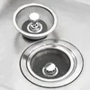 Nouveau filtre d'évier de cuisine en acier inoxydable bouchon de vidange lave-vaisselle évier crépines d'égout salle de bain drains de sol attrape-cheveux outils filtre