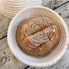 2024 Round Natural Rattan Fermentation Basket Country Bread Baguette Dough Banneton Proofing Proving Baskets With Cloth Cover Bakery