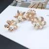 Pearl Diamond Rings Rose Gold Women Fashion Jewelry Zircon Sweet Retro Elegant Ring Gift Rings Open Justerbar storlek