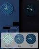 Zegary ścienne turkusowe turkus marokowy światło wskaźnik