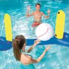 Brinquedo de inflação de ar acessórios para piscina ao ar livre Iatable Pool Game Float Set Volleyball Net Ball Floating Pool Games Beach Party Water Toys 230625