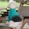 Hondenkleding Sweatshirt voor huisdieren Color-Block Winterkleren Puppy Jas Jas Tweebenig