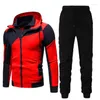 Herren Hoodies Winter Herrenbekleidung Herren Sets Druck Hoodie Set Fleece Reißverschluss Sweatshirt Casual Sport Jogginghose Herren Trainingsanzüge