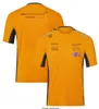 F1 Formula One McLarens T-shirt a maniche corte tuta da squadra 2023 tuta da corsa fan girocollo personalizzata taglie forti