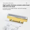 Saç Düzeltici Saç Kesme Seti Şarj Edilebilir Saç Kesme Makinesi Seramik Bıçak Düşük Gürültü Yetişkin Çocuk Saç Kesimi Erkek Kuaför Sakal Düzeltici 230626