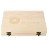 Aufbewahrungsbeutel 203050 100 Stück Münzbox mit Einstellpad, verstellbar, antioxidativ, Gedenkmünzen-Sammelbox aus Holz 230625