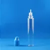 100 sets/partij 30 ml UNICORN Clear Plastic Dropper Flessen Kindveilige Tamper Proof Lange Dunne Tip e Liquid Vapor Juice e-Liquide 30 ml Qqka