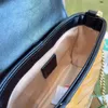 2023-Сумка через плечо Marmont Handbags Высококачественная женская сумка-мессенджер с классическим клапаном Женская сумка-тоут Кожаные женские кошельки Бренд-дизайнер
