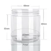 Storage Bottles Jars 20pcs 200ml Empty Plastic PET Clear Jar Cosmetic Face Cream Container Nut Candy Grain Home Kitchen Supplies 230625