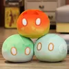 Stuffed Plush Animals 10cm Anime Figure Genshin Impact Slime Pillow Doll Kawaii Cartoon Cosplay Plush Toys Children Birthday Gifts Accessories 230626