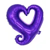 18Inch Party Decoration Love Heart Balloon Aluminium Foil Hearts Formed Valentines Balloons Romantic Wedding Decor Balloon TH0400